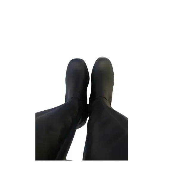 Steve Madden, Black platform sole knee boot, size 8.5 US - Picture 4 of 9